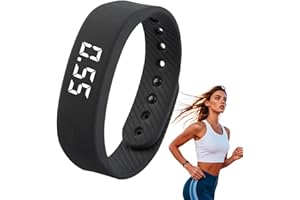SEESUNO Digital Pedometer Watch, No Bluetooth Fitness Step Counter Watch for Running, Walking, Climbing