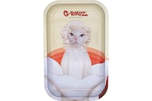 G-ROLLZ Rolling Tray aus Metall 27.5cm x 17.5cm (Diamonds)