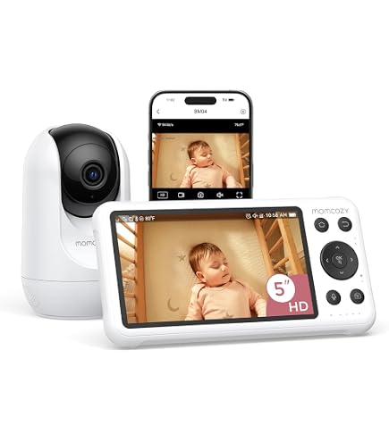 Moniteur Bébé Angelcare - Vidéo, Son Et Détection De Mouvement - Écran 4,3" - Pour Jumeaux Ou Plusieurs Chambres - 10