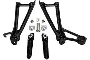 TCMI Motorcycles Rear Foot Pegs Footrest Bracket Fit For Yamaha YZF R6 03-05 YZF R6S 06-09