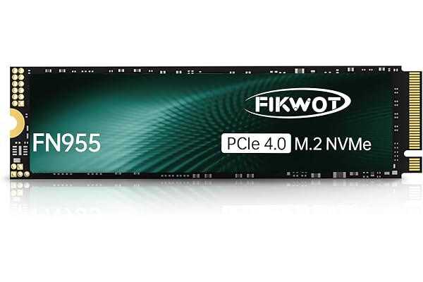 Fikwot FN955 1To Disque SSD Interne M.2 PCIe Gen4 - Jusqu'à 7350Mo/s, Cache SLC Dynamique, Compatible avec Les Ordinateurs Portables et Les Ordinateurs de Bureau