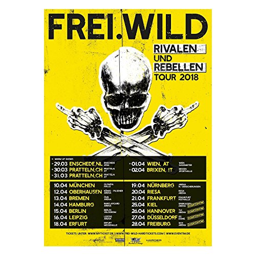 Preisvergleich Produktbild Frei.Wild - "Rivalen & Rebellen" Tourposter