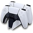 MMG PS5 Charging Station | Fast PS5 Controller Charger for Playstation 5 Dualsense Controller | USB Type C Charging Dock with LED Indicator