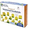 Learning Resources Relational GeoSolids 3D Maths Classroom Resource for Learning Shapes & Volume Ages 8+