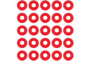 TOPINCN 25Pcs Juntas Sellos Silicona Swing Flip Top Bottle Home Brew Beer Botella Sellos Goma Silicona