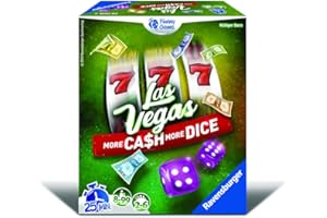 Ravensburger - Las Vegas - Extension - More Cash More Dice - Jeu d'ambiance - Jeu de dés - en Famille ou Entre Amis - A partir de 8 Ans - 26008 - Mixte - Version française
