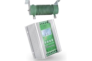 SolaMr 1000W MPPT Controlador de Carga Híbrido Solar Eólico 400W Solar y 600W Energía Eólica Controlador Híbrido de Carga 12V/24V Sistema de Identificación Automática de Voltaje