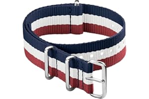 Archer Watch Straps - Cinturini NATO in Nylon, Scelta di Colori e Dimensioni (18mm, 20mm, 22mm, 24mm)