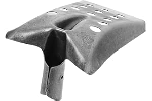 Yardwe Pala per Liquami in Metallo di Dimensioni Ridotte Estremità Quadrata, Paletta per Setacciatura Fango e Scarico, Strumento Portatile per Pulizia di Fanghi e Drenaggio