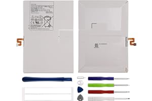 Duotipa Batteria sostitutiva 6840 mAh EB-BT725ABU compatibile con Samsung Galaxy Tab S5e T725, T720/S6 10.5" T860, T865/S6 Lite P610, P615 con kit di attrezzi di riparazione