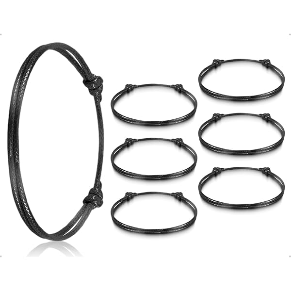 Dunne armband voor dames en heren met handgemaakte clipsluiting - surfersieraad - minimalistische stoffen armband - 100% waterdicht en verstelbaar, Eén maat, Katoen