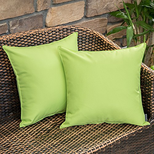 MIULEE Pack of 2 Outdoor Waterproof Throw Pillow Cover Home Décor Pillow Case Luxury Decorating Cus