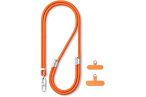 AOKSUNOVA Mobiltelefonkedja universell orange mobiltelefonrem för upphängning