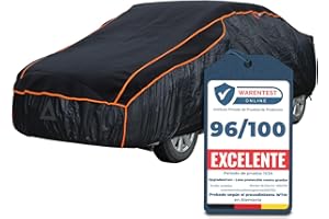 Upgrade4cars Funda Coche Exterior Anti-Granizo Impermeable y Universal | Lona para Tapar para Verano & Invierno | Coche - L (483 * 178 * 119 cm)