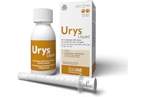 Innovet Urys® Liquid - per Il Benessere delle Basse Vie Urinarie nel Cane e nel Gatto, Mantiene l'Integrità della Mucosa vescicale - Flacone da 60 ml
