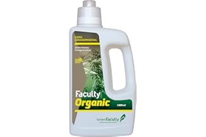 GreenFaculty - Organic - Fertilizante para Marihuana Orgánico y Ecológico. Materia Orgánica Líquida para Plantas y Cultivos de Interior y Exterior. Super Concentrado. 1L
