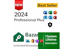 O'ffice Home and Business Professional Plus 2024 LTSC All products support, Lifetime Validity, Email Delivery, Unlimited Reinstallations And Quick Installation Support.1-Year Warranty