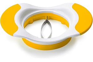 Ibili 744200 - Snocciolatore per Mango in Acciaio Inox/plastica, 19 x 12 x 4 cm, Colore: Giallo
