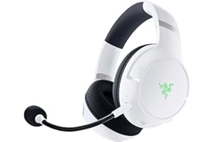 Razer Kaira Pro per Xbox - Cuffie wireless per Xbox Series X e mobile gaming Xbox (Driver TriForce in Titanio da 50 mm, Microfono supercardioide HyperClear, Microfono per Mobile Dedicato) Bianco