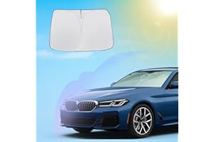 SXCY Compatible con BMW Serie 5 G30 G31 2017-2020 Parasol para Parabrisas, G30 Parasol Coche Parabrisas, Tejido de Doble Capa Que Bloquea la luz, Parasol Plegable,G30 2020 Accesorios