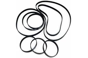 Ruimou 8 Stück GT2 Zahnriemen mit geschlossener Schleife, Gummi 2GT 6 mm 110 112 122 158 200 280 300 400 mm Synchronriemen Teil