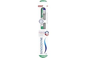 Sensodyne Brosse à Dents Sensibilité & Gencives Medium Pour Un Nettoyage En Douceur Des Dents Sensibles, Sensibilité Dentaires, Sans Endommager Les Gencives, Couleur Aléatoire