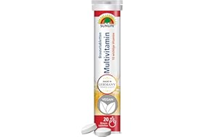 ‎SUNLIFE SUNLIFE Multivitamin Brausetabletten - 1x20 Stück - Multivitamin Tabletten mit Orangen Geschmack - Brausetabletten mit 10 Vitaminen - Nahrungsergänzungsmittel Multivitamine - Vitamine Tagesbedarf