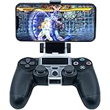 Mcbazel Clip Controller PS4 Supporto Telefono Joystick per PS4 / PS4 Slim / PS4 Pro Controller - Nero