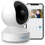 Reolink 3MP Telecamera WiFi Interno con Pan/Tilt, Videocamera Sorveglianza WiFi da 2.4 GHz con Audio a 2 Vie, Visione Notturn