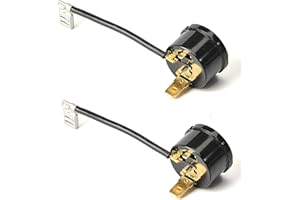 Othmro Ochraniacz na sprężarkę lodówka termiczna ochrona przed przeciążeniem 1HP 750 W część zamienna do sprężarki z pokrywą ochronną, 2 szt