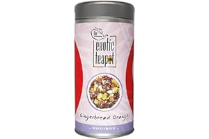 The Exotic Teapot – Rooibos Gingerbread Orange, 150g Tin, Spiced Festive Rooibos Tea Blend