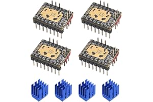 BIGTREETECH DIRECT BIGTREETECH TMC2209 V1.3 Stepper Motor Driver Silent Drivers UART Stepsticks VS TMC2130 for Octopus v1.1/Octopus Pro,SKR V1.4 Turbo Manta M4P Manta M5P/M8P SKR 3 SKR Pro 3D Printer Motherboard (4Pcs)