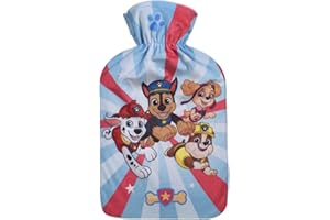 Mevsim Store Psi Patrol termofor z pokrywą, zdejmowana i miękka, pluszowa, 1 l, podgrzewacz dłoni i stóp, do łagodzenia skurczów i bólu