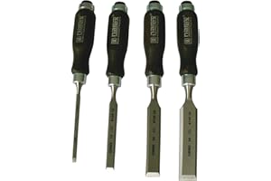 Narex Chisel Set of 4 (6/12/20/26) with Dark Handle
