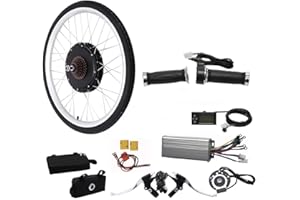 wanwanper 26'' E-bike Conversion Kit, E-bike Rear Wheel Conversion Kit, 1000W 48V E-bike Conversion Kit Electric Bike Conversion Kit, Electric Bike Retrofit Kit for 26 Inch Bikes