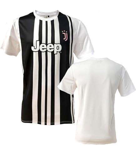 Maillot Juventus Turin Officiel Homme | Collection 100% Authentique, Polyester Manches Courtes