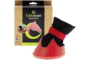 Kerbl tubbease, M, röd, behandlingssko f. Hästhuvud