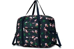 SPAHER Bagaglio a Mano 45x36x20 Easyjet Borsone da Viaggio Donna Borsa Pieghevole Uomo Palestra Valigia Campeggio Borsa Tracolla Donna Borsa da Viaggio Borsa da Cabina per Weekend