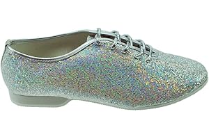 Starlite Silver Hologram Jazz Shoes