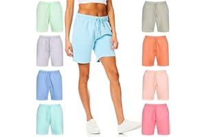 LIGHT & SHADE Light and Shade LSLSHO007 Ladies Soft Touch Loungewear Sweatpants Joggers Jog Shorts