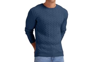 Sailwind Herren Strickpullover Mit Rundhalsausschnitt Pullover Herren Zopfstrick Langarm Winterpullover Pulli Sweater Männer