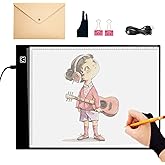 JHFart Light Table A4S Light Table Light Pad for Artcraft Tattoo Watercolour Copy Quilting Tracing Diamond Painting Xray Pad 