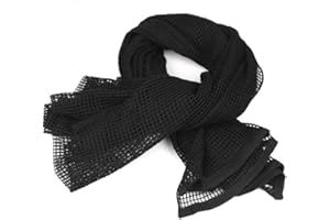 ‎KAYHENG Kayheng Tactical Tarnnetze Netzschal Schal Mesh Net Camo Scarf Für Wargame, Sniper, Sport und andere Outdoor-Aktivitäten
