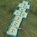 Produktbild OS Garten Wasser Spiel Hinkelkasten Kinder Hüpfspiel mit Zahlen aufblasbar 178 x 60cm Neu