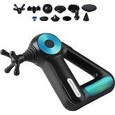 SMAYLING 12 Başlıklı Profesyonel Masaj Tabancası - 6 Seviye Derin Doku Masajı, 1500 mAh Batarya, Ultra Sessiz, Ergonomik &Uuml;&ccedil;ge