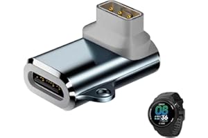 VULCYXA Adapter USB C do ładowania do COROS, kabel do ładowania, zamiennik akcesoriów do COROS Pace 3/Pace 2/Apex/Apex Pro/Apex 42 mm/Apex 46 mm/Vertix/Vertix 2, ładowarka USB C, adapter do smartwatcha