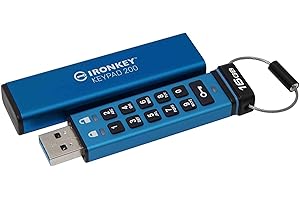 Kingston IronKey Keypad 200 Clé USB Type-A à chiffrement matériel FIPS 140-3 niveau 3 (en attente) avec chiffrement matériel XTS-AES 256 bits - IKKP200/16GB