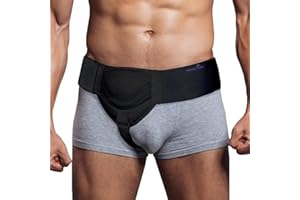 WONDER CARE WC_Hernia belt for men inguinal hernia support belt With Removable Compression Pads Groin hernia truss Flexible Adjustable Groin Straps Left or Right inguinal Hernia Truss Brace-L/XL