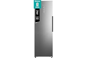 Hisense FT3K310SEIE Freezer Verticale Multi Air Flow, Total No Frost, Inox, 185.6 x 59.5 cm, Classe E, 312 L