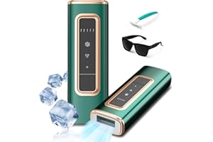 GUGANAS IPL Laser Hair Removal with Ice Cooling for Women and Men at Home,Infinite Flash,Painless epilator for face underarms arms Bikini line Legs